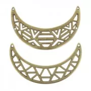 Entrepieza para collar torques 64x19/64x17 mm bronce x2