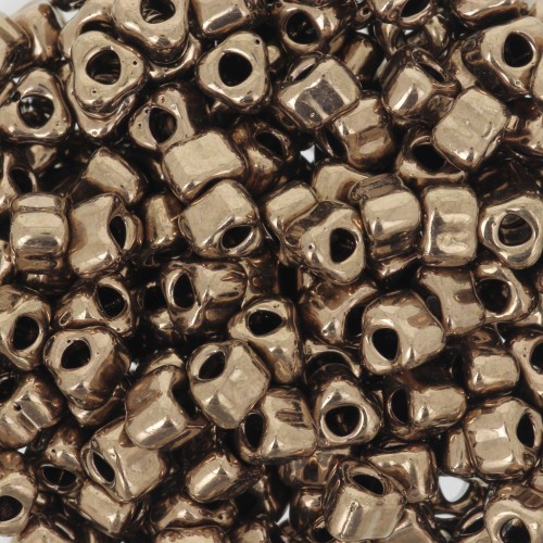 Triángulo Miyuki 5/0 TR5-457 - Bronce oscuro metalizado x8g