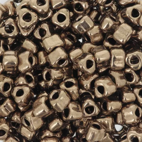 Triángulo Miyuki 5/0 TR5-457 - Bronce oscuro metalizado x8g