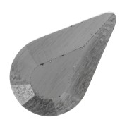 Cabujón PureCrystal 4328 10x6 mm - Hematites Azabache x1|raw }}