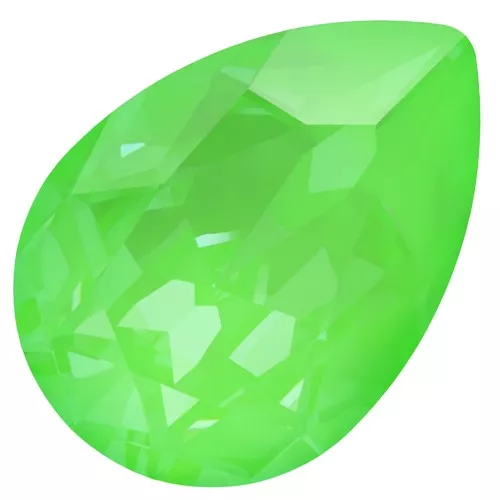 Cabujón PureCrystal 4320 14x10 mm - Cristal Verde Eléctrico Ignite x1