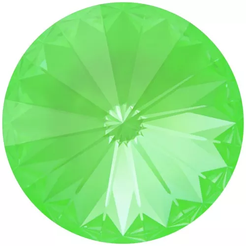 Cabujón PureCrystal 1122 Rivoli 12 mm - Cristal Verde Eléctrico Ignite x1