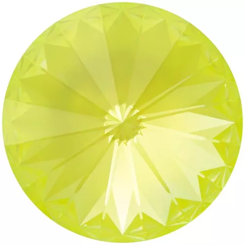 Cabujón PureCrystal 1122 Rivoli 14 mm - Cristal Electric Yellow Ignite x1
