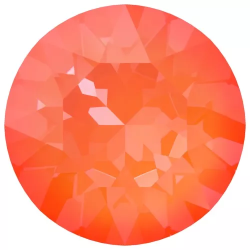 Cabujón PureCrystal 1088 8 mm - Cristal Naranja Eléctrico Ignite x1