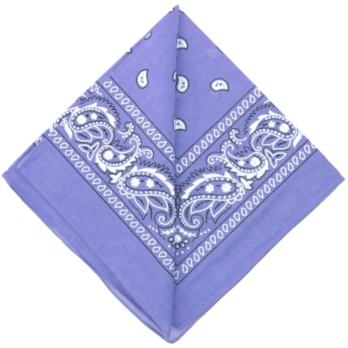 Pañuelo 100% algodón - Cachemira - Lavanda x1