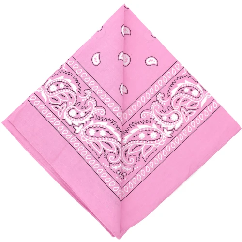 Pañuelo 100% algodón - Cachemira - Rosa x1