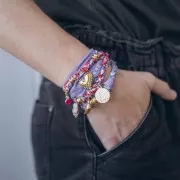 Pañuelo 100% algodón - Cachemira - Azul cielo x1