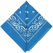 Bandana 100% algodón - Cachemira - Turquesa x1|raw }}