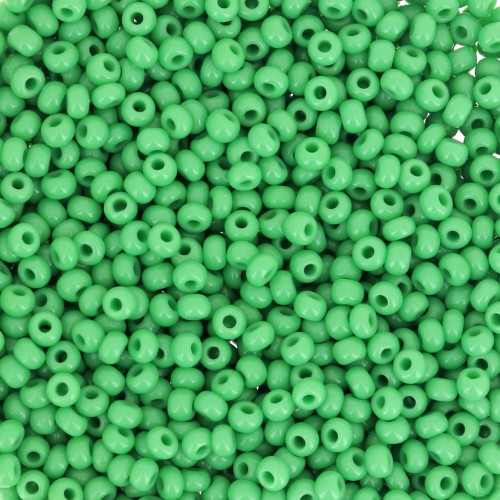 Cuentas de Rocalla Preciosa 11/0 de 2 mm - Verde opaco x 20 g
