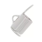 Terminal tejido de cuentas rocallas & Delica Miyuki 5 mm - Plateado x 10|raw }}