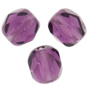 Facetadas 5 mm Amethyst x50