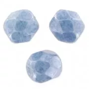 Facetas 4 mm Chalk White Baby Blue Luster x50