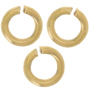 Anillas abiertas 5x1 mm - Acero inoxidable 304L Dorado x100|raw }}