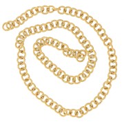 Anillas abiertas 5x1 mm - Acero inoxidable 304L Dorado x100