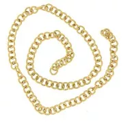 Anillas abiertas 4x0,8 mm - Acero inoxidable 316L dorado x100