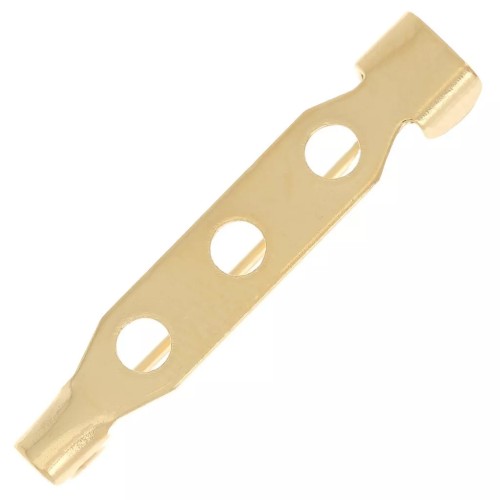 Soportes de broche 25 mm - Dorado x50