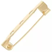 Soportes de broche 25 mm - Dorado x50