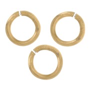 Anillas abiertas 3x0,5 mm - Acero inoxidable 316L dorado x100|raw }}