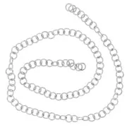 Anillos abiertos 3x0,6 mm - Acero inoxidable 304L x100