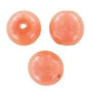 Cuentas redondas Shiny 4 mm Peach Coral x50