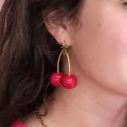 Pendientes bola 4 mm - anilla perpendicular - Acero inoxidable 304L Dorado x20