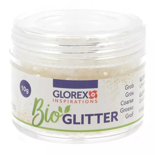 Purpurina biodegradable - Grande - Blanca x10g