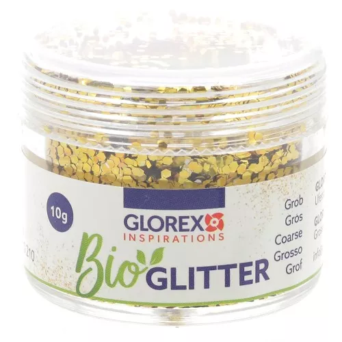 Purpurina biodegradable - Grande - Oro x10g