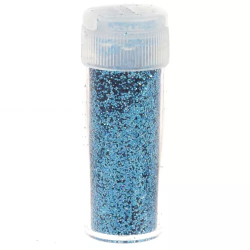 Purpurina biodegradable - Fina - Azul claro x10g