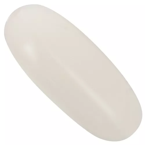 34x14 mm Cuenta con forma de oliva en resina opaca - Nude x1