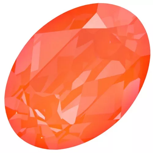 Cabujón PureCrystal 4120 14x10 mm - Cristal Naranja Eléctrico Ignite x1
