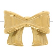 Nudo perla 9,5x12 mm - Acero inoxidable 304L Dorado x1