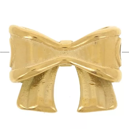 Nudo perla 9,5x12 mm - Acero inoxidable 304L Dorado x1