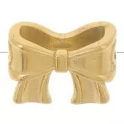 Nudo perla 9,5x12 mm - Acero inoxidable 304L Dorado x1