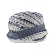 sarga de seda Shibori Cool Ash x10cm
