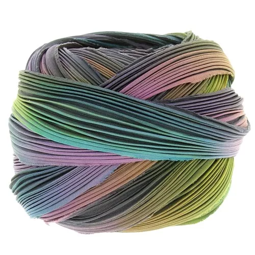 sarga de seda Shibori Midnight Borealis x10cm