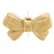 Nudo perla 9.5x15.5 mm - Acero inoxidable 304L Dorado x1