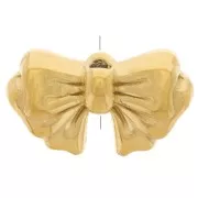 Nudo perla 9x15 mm - Acero inoxidable 304L Dorado x1