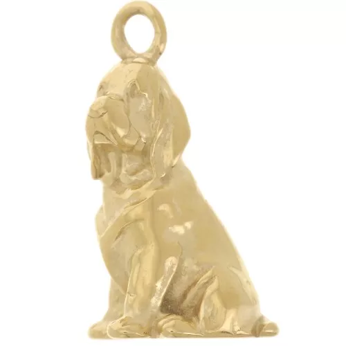 Dije Perro Cocker 19x10 mm - Acero inoxidable 304L Dorado x1
