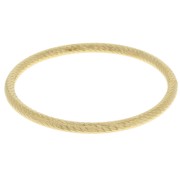 Pulsera brazalete de 65 mm - Acero inoxidable 304L Dorado x1|raw }}