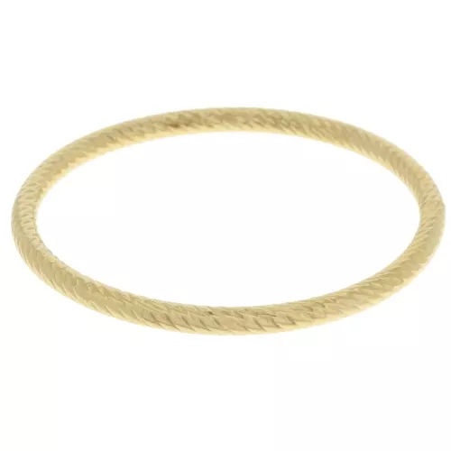 Pulsera brazalete de 65 mm - Acero inoxidable 304L Dorado x1