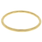 Pulsera brazalete de 65 mm de acero inoxidable 304L Dorado x1