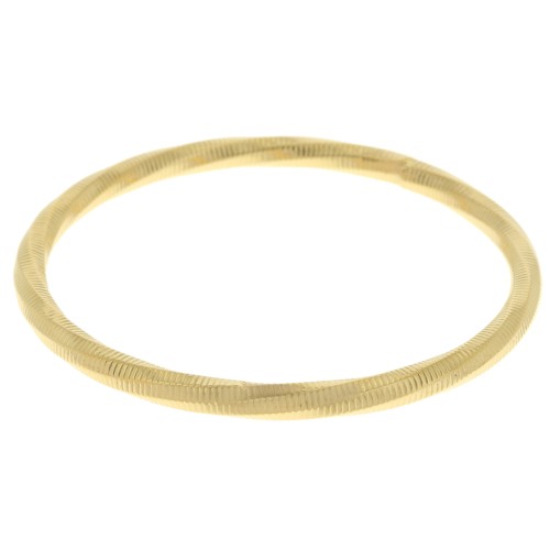 Pulsera brazalete de 65 mm de acero inoxidable 304L Dorado x1