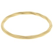 63.5 mm Pulsera brazalete - Acero inoxidable 304 Dorado x1