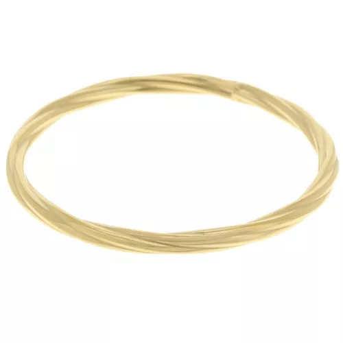 63.5 mm Pulsera brazalete - Acero inoxidable 304 Dorado x1