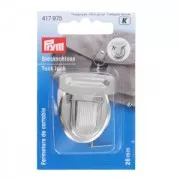 Cierre pasador metalico 26 mm rodiado x1