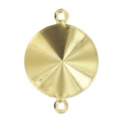 Engaste separador para pegar PureCrystal 1122 14 mm dorado x1|raw }}