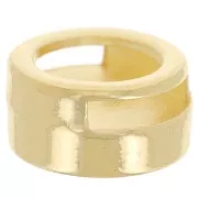 Empujador redondo para rivoli 12 mm y para encaje 10 mm - Dorado con oro fino x1