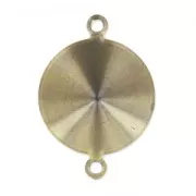 Engaste separador para pegar PureCrystal 1122 14 mm bronce x1