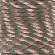 Paracord - Cordón de paracaídas plano de 4 mm - Caqui - Marrón x1m