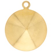 Engaste colgante para pegar PureCrystal 1122 14 mm dorado x1